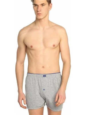 Erkek Penye Düz Boxer Gri Tekli Ürün