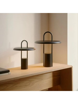 Stelton Pier Taşınabilir LED Lamba 25  cm  Siyah