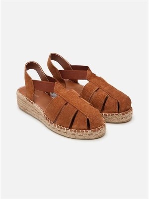 Su Espadril Delizi Taba Kadın Espadril Sandalet