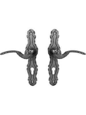 Dekoratif Ferforje Metal/demir Kapı Kolu