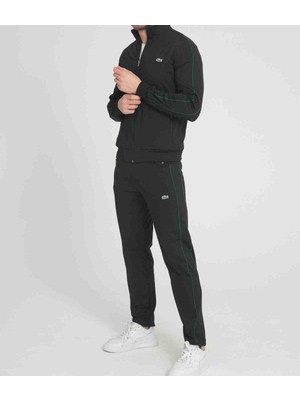 Lacoste Basıc Siyah  Slim Fit DAR KALIP Eşofman Takımı