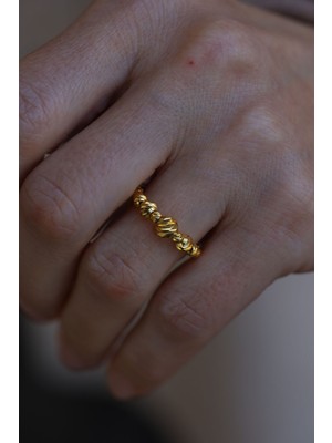 Yenigün Kuyumculuk 14 Ayar Altın Dorika Cımarlı Yüzük