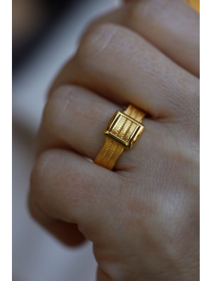 Yenigün Kuyumculuk 14 Ayar Altın Trabzon Hasır Modeli Yüzük