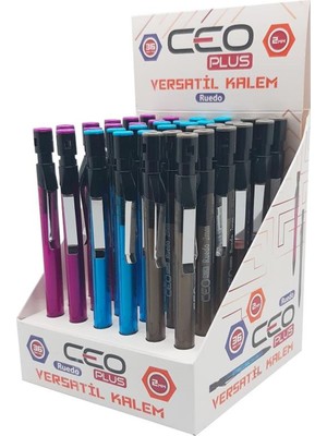 Ceo Versatil Kalemtıraşlı Renkli Gövde 2mm 36'lı CEO-VR0018-36 Adet