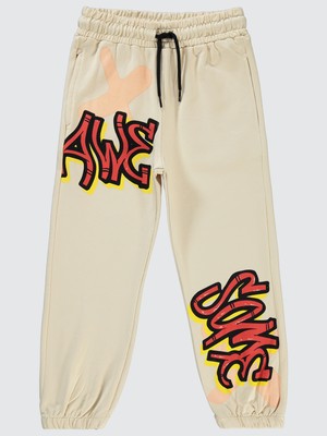 Civil Girls Kız Çocuk Eşofman Altı 6-9 Yaş Fil Dişi