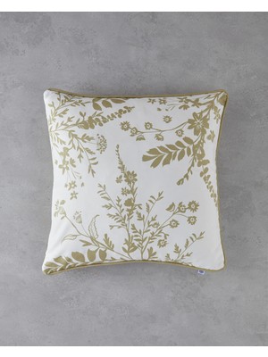 English Home Sage Çift Taraflı Kırlent Kılıfı 45 x 45  cm  Yeşil