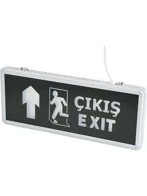 Woodhub Cata CT-9174 Ledli E x it Armatür (3 Saat Şarjlı)