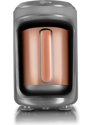 Karaca Hatır Hüps Aroma Steel Çelik Cezveli Türk Kahve Makinesi Galactic Bronze