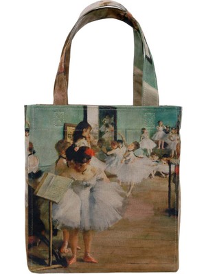 Kadın Vegan Çok Renkli Large Tote Bag - La Classe de Danse Tasarım