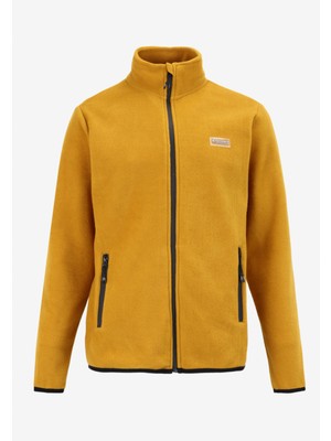 Discovery Expedition Düz Hardal Erkek Polar Sweatshırt D4WM-SWT3994