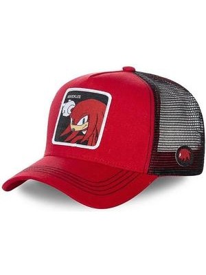 Xinhang Yeni Anime Snapback Cap - Pamuk Beyzbol Hip Hop Hat Kadınları (Knuckles Red) (Yurt Dışından)