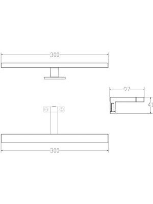 Xinhang LED Banyo Aynası Işık 5 W, 325LM IP44 30 cm 230 V 3000 K Sıcak Beyaz, Banyo Aynası Lambası, Hayır Titreşimsiz, Ayna Ön / Duvar Aydınlatma Sıcak Beyaz 300 (Yurt Dışından)