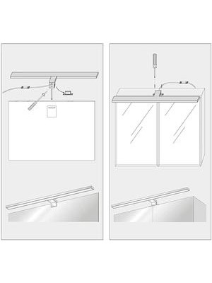 Xinhang LED Banyo Aynası Işık 5 W, 325LM IP44 30 cm 230 V 3000 K Sıcak Beyaz, Banyo Aynası Lambası, Hayır Titreşimsiz, Ayna Ön / Duvar Aydınlatma Sıcak Beyaz 300 (Yurt Dışından)