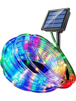 Nonni 10M 100 LED Solar LED Işık Rgb