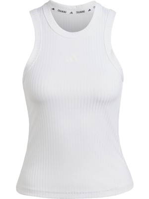 Adidas Performance IW8163 All Gym Seasonal Rib Tight Fit Tonal 3-Stripes Tank Top