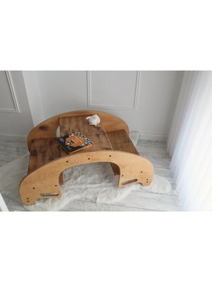 Talya Wood Ahşap Tahtrevalli ve Masa: Subi