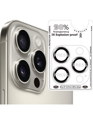Binano Bi IPHONE 16 Pro/16 Pro Max Safir Naturel Kamera Koruyucu