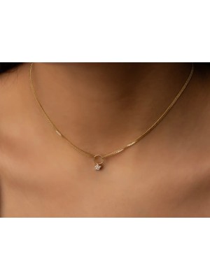 Safir Kuyumculuk Altın Choker Yıldız Kolye