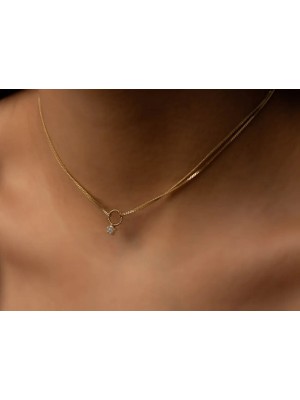 Safir Kuyumculuk Altın Choker Yıldız Kolye