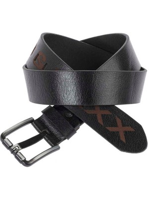 CG110 Motifli Deri Erkek Kemer