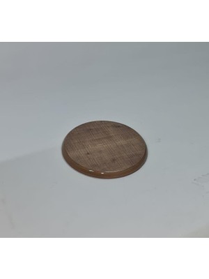 Tekerleksiz Kaplamalı Ahşap Saksı Altlığı Damacana Tüp Saksı Sehpası 30CM