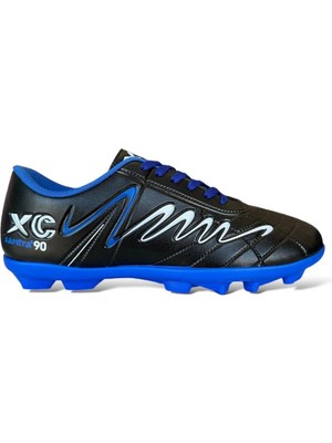 Liger Erkek Krampon Dişli Futbol Ayakkabısı SİYAH - MAVİ