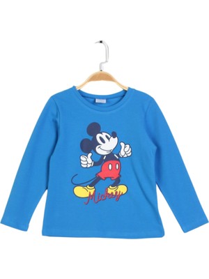 Mickey Mouse Erkek Çocuk Uzun Kol Tshırt PL22495