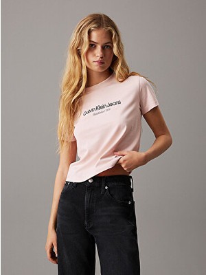 Calvin Klein Instıtutıonal Graphıc Baby Tee