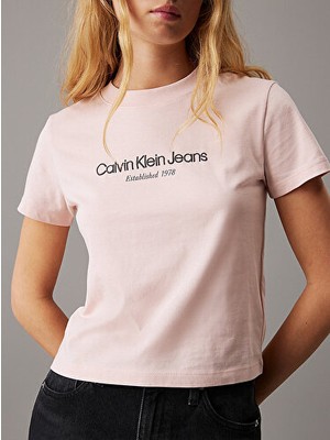 Calvin Klein Instıtutıonal Graphıc Baby Tee