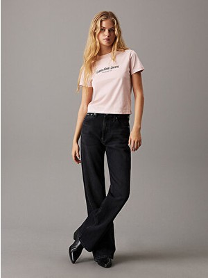 Calvin Klein Instıtutıonal Graphıc Baby Tee