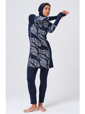 Sefa Merve Tesettür Mayo 23686-02 Lacivert