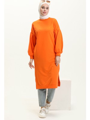 Balon Kol Uzun Tunik 3031-10 Oranj