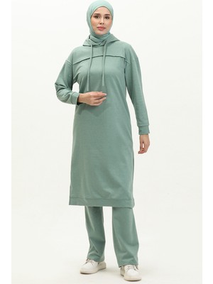 Sefa Merve Iki Iplik Eşofman Takım 3034-11 Çağla Yeşili