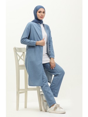 Sefa Merve Fermuarlı Eşofman Takım 3044-12 Mavi