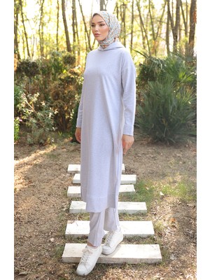 Ikili Eşofman Takım 3082-04 Gri