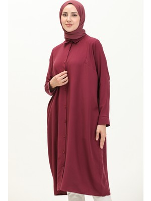 Reglan Kol Tunik 6433-20 Mürdüm