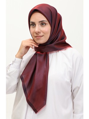 Düz Eşarp 1266-60 Koyu Bordo