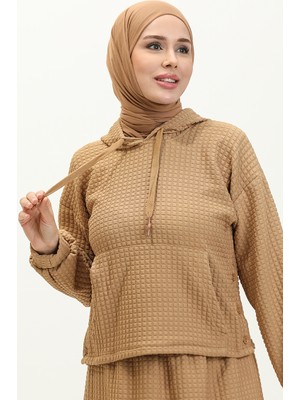 Sefa Merve Sweat Etek Ikili Takım 24K9086-03 Hardal