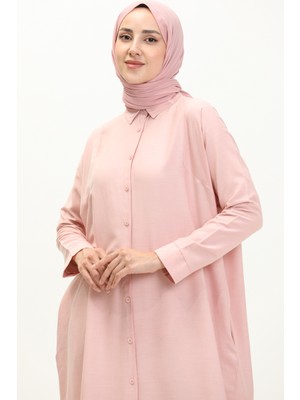 Reglan Kol Tunik 6433-19 Pudra