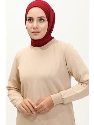 Çıtçıtlı Pratik Eşarp 1256-20 Bordo