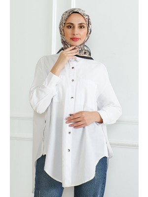 Karaca Rayon Eşarp 81052-08 Siyah Kahverengi