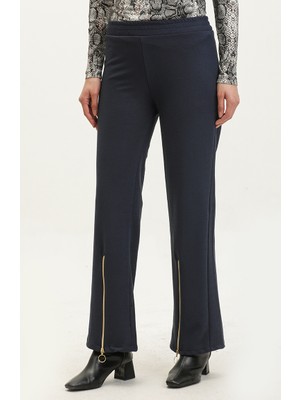 Sefa Merve Fermuarlı Pantolon 2005-01 Lacivert