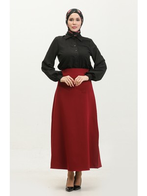 Sefa Merve Double Etek 4816-03 Bordo