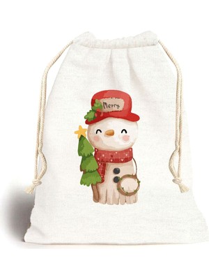 Tekno Trust Gnome Figürlü Kanvas Oyuncak ve Çamaşır Saklama Torbası 20X30CM Ebat