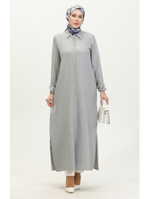 Sefa Merve Feraces Ferace 24021-04 Gri