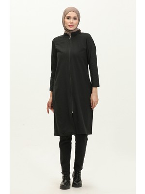 Sefa Merve Fermuarlı Kap 6109-03 Siyah