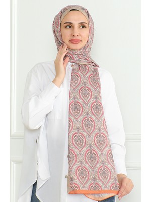 Karaca Soft Şal 81061-03 Turuncu Pembe