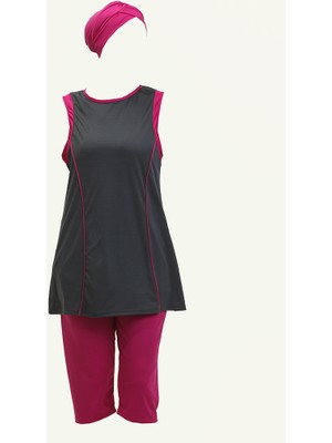 Sefa Merve Kolsuz Havuz Mayo 2403-01 Füme