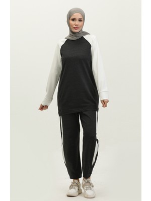 Sefa Merve Ikili Eşofman Takım 23059-02 Antrasit
