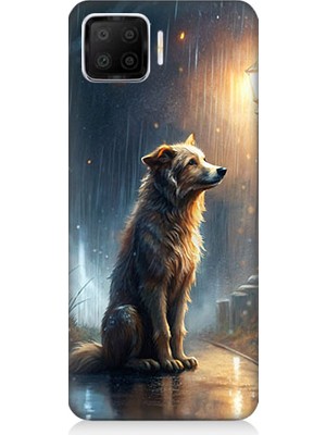Teknomeg Oppo A73 Uyumlu Yağmurlu Sokak  Desenli Silikon Kılıf
